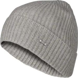 JOOP! Herren Strickmütze grau Kaschmirwolle meliert
