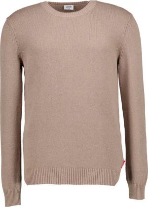JOOP! Herren Strickpullover beige unifarben