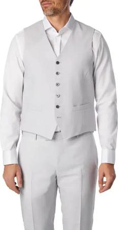 JOOP! Herren Weste grau Slim Fit