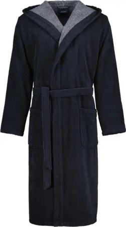 JOOP! Herrenbademantel 1619 Classic Kapuze Frottier, Kapuze, 100% Baumwolle