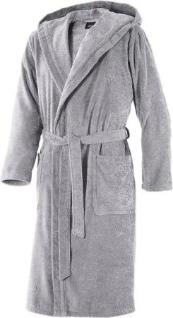JOOP! Herrenbademantel Classic 1619, Baumwolle, Kapuze, Gürtel, mit Kapuze aus hochwertiger Baumwolle