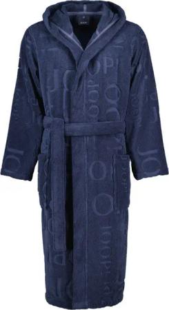 JOOP! Herrenbademantel Kapuze 1665 Kapuze Frottier, Kapuze, 100% Baumwolle
