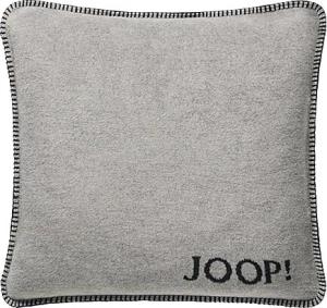JOOP Kissenhülle Uni Doubleface 50x50cm (Ash-Anthrazit) grau