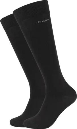 JOOP Kniestrümpfe "premium essentials" 2 Stk. tlg. mit Logoschriftzug am Bund
