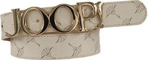 JOOP! Koppelgürtel mit Cornflower-Alloverprint und Logo-Pin-Schließe