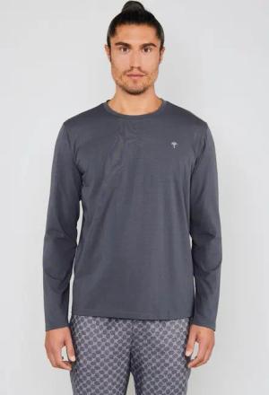 JOOP! Langarmshirt Rundhalsausschnitt, Langarm, Bauwoll-Mix, Regular Fit