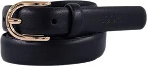 JOOP Ledergürtel Breite 2 cm, mit Gold-Schließe und Logo-Plakette