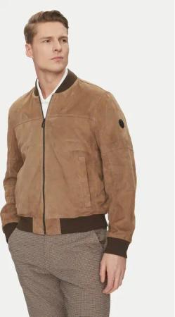 JOOP! Lederjacke 17 Pios 80000774 Beige Regular Fit