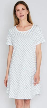 JOOP Nachthemd "Cosy" Ohne Taschen mit Cornflower-Alloverprint