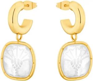 JOOP! Paar Creolen, mit Perlmutt