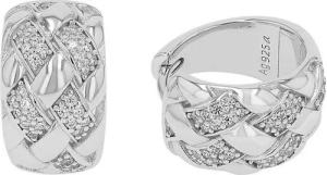 JOOP! Paar Creolen Schmuck, Geschenk, mit Zirkonia (synth)