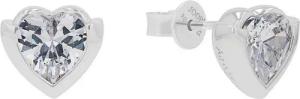 JOOP! Paar Ohrstecker Herzen, mit Zirkonia (synth)