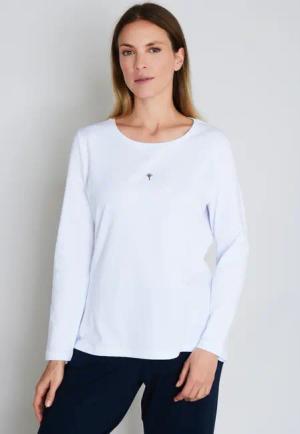 JOOP Pyjamaoberteil "Cosy" mit Rundhalsausschnitt