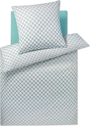 JOOP Satin Bettwäsche 2x 70x90cm/200x200cm CORNFLOWER GLEAM Aqua  mint