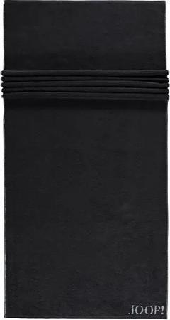 JOOP Saunatuch Doubleface  80x200cm Schwarz schwarz