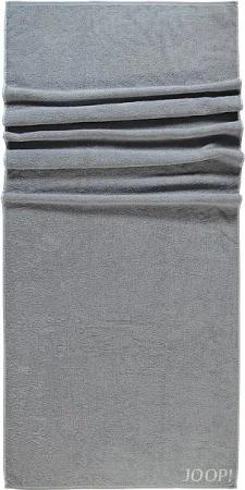 JOOP Saunatuch Doubleface  80x200cm Silber grau