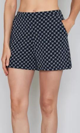 JOOP Schlafshorts "Cosy" mit Cornflower-Allovermuster, elastischer Bund