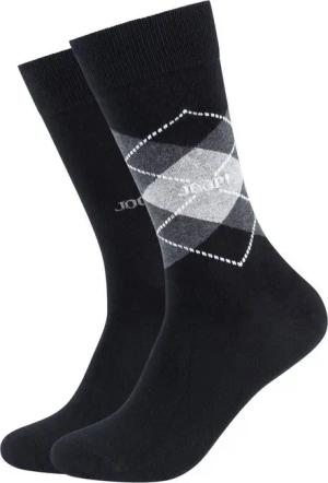 JOOP! Socken premium essentials (2 Paar) Premium Qualität, verstärkte Ferse, verstärkte Zehen, Argyle Design