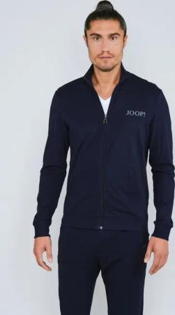 JOOP! Sweatjacke Comfort Stehkragen, Regular Fit, geteilte Kängurutaschen, langärmelig