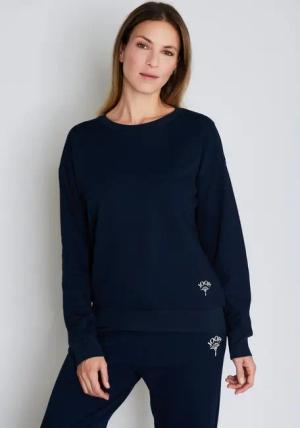 JOOP! Sweatshirt Comfort mit Rundhalsausschnitt und langen Ärmeln, Cotton-Mix