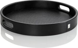 JOOP! Tablett Homeline Tablett rund, Kunstlederoptik