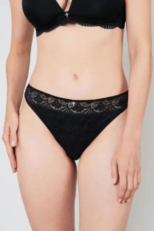 JOOP! Tanga Beautiful florale Spitze, Stretch-Bund, elastisch