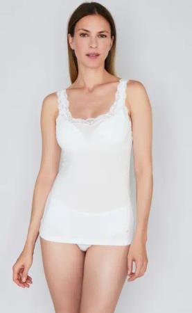 JOOP Unterhemd "Pure" mit detailverzierter Trägerspitze