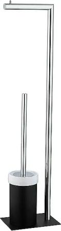 JOOP WC Kombi freistehend mit Papierhalter Chromeline Black  70cm schwarz
