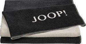 JOOP Wohndecke Uni Doubleface 150x200cm (Anthrazit-Ash) grau