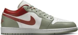 Jordan 1 Low Herren Sneaker - Weiß - Größe 40 - Leder