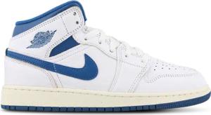 Jordan 1 Mid Kleinkind Sneaker - Weiß - Größe 36 - Textil, Leder