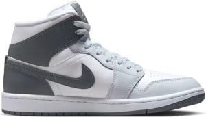 Jordan Aj1 Mid Damen Sneaker - Weiß - Größe 38 - Leder