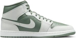 Jordan Aj1 Mid Herren Sneaker - Weiß - Größe 47 - Leder, Synthetik
