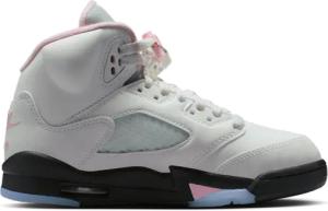 Jordan Retro 5 Kleinkind Sneaker - Weiß - Größe 38.5 - Leder