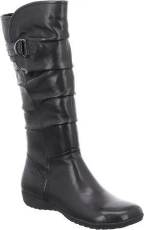 Josef Seibel Naly 23 Reißverschlussstiefel Stiefel, Schlupfstiefel, Winterstiefel mit Raffungen und XS-Schaft