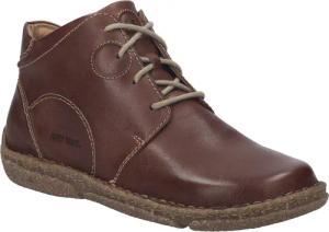 Josef Seibel Neele 46 Schnürstiefelette Freizeitschuh, Komfortschuh mit Wechselfußbett aus Leder