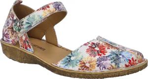 Josef Seibel Riemchenballerina "ROSALIE 42", Sandale, Spangenschuh, Komfortschuh mit Klettverschluss