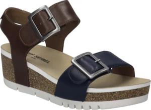 Josef Seibel Sandale "Quinn 02", Plateausandale, Keilsandalette, Klettschuh mit Schnallen