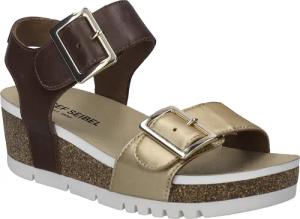 Josef Seibel Sandale "Quinn 02", Plateausandale, Keilsandalette, Klettschuh mit Schnallen