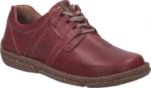 Josef Seibel Schnürschuh "Neele 44" Freizeitschuh, Komfortschuh mit Wechselfußbett aus Leder