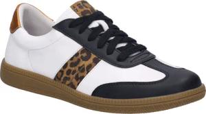 Josef Seibel Sneaker "Joleen 03", Retro Sneaker, Schnürschuh, Komfortschuh mit Leo-Muster