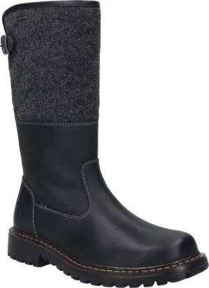 Josef Seibel Winterstiefel "Chance 41" Biker Boots, Schnürstiefel, Snowboots mit Lammfell gefüttert
