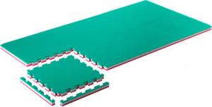 Judomatten-Set Tatami Small Judo Unisex Grün-Rot