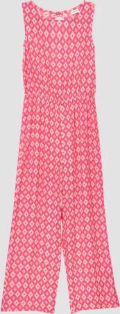 Jumpsuit aus Crinkled Viskose im Loose Fit mit Rücken-Cut-Out