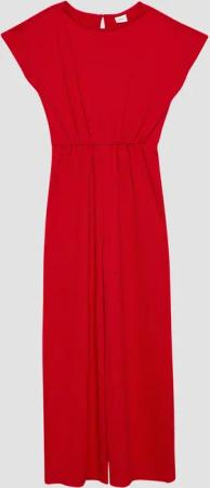 Jumpsuit mit Wide Leg mit Crêpe-Struktur