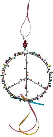 Just Be Fensterdekoration Peacezeichen