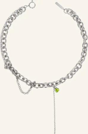 Justine Clenquet Halskette LUCY SUMMER ACID GREEN by GLAMBOU