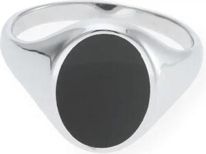 JuwelmaLux Fingerring JuwelmaLux Ring 925/000 Sterling Silber rhodiniert mit Onyx JL10-07-06 (kein Set, 1-tlg)