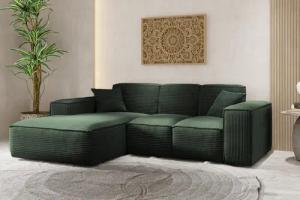 Kaiser Möbel Ecksofa Eckcouch SIENA L-Form, Stoff Poso/Salvador/Maloy/Artico/Velo, Einzelsofa, Bequem, originelles Design, praktisch, viele Farben