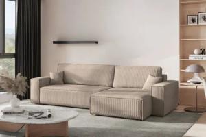 Kaiser Möbel Ecksofa mit schlaffunktion und bettkasten, BEST XL stoff Poso, Quelle, Verita, Mit Bettfunktion und Bettzeugfach